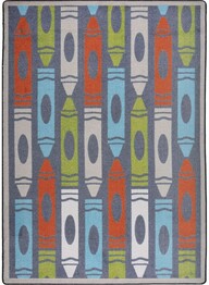Joy Carpets Playful Patterns Jumbo Crayons Chalkdust